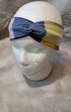 Load image into Gallery viewer, Pink, Purple, and Yellow Plaid Pink, Purple, and Yellow Plaid Snazzy headwear