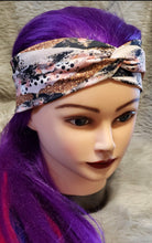 Load image into Gallery viewer, Rose Gold Brush Strokes Rose Gold Brush Strokes Snazzy headwear