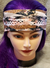 Load image into Gallery viewer, Rose Gold Brush Strokes Rose Gold Brush Strokes Snazzy headwear