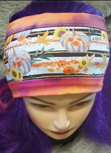 Load image into Gallery viewer, Pumpkin and Sunset Skies Pumpkin and Sunset Skies Snazzy headwear