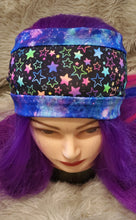 Load image into Gallery viewer, Stars in the Galaxy Stars in the Galaxy Snazzy headwear