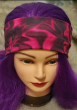 Load image into Gallery viewer, Fuchsia Liquid Satin Fuchsia Liquid Satin Snazzy headwear
