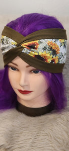 Olive Sunflowers Olive Sunflowers Snazzy headwear