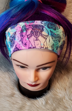 Load image into Gallery viewer, Pink and Blue Wiccan Pink and Blue Wiccan Snazzy headwear