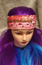 Load image into Gallery viewer, Pink Glitter and Gold Pink Glitter and Gold Snazzy headwear