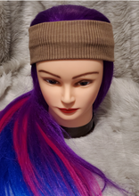 Load image into Gallery viewer, Mocha Ribbed Knit Mocha Ribbed Knit Snazzy headwear