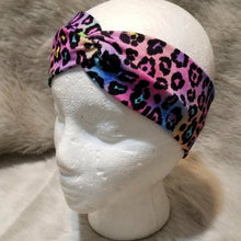Load image into Gallery viewer, Rainbow Cheetah Print Rainbow Cheetah Print Snazzy headwear