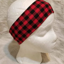 Load image into Gallery viewer, Red Plaid Red Plaid Snazzy headwear