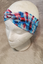 Load image into Gallery viewer, Patriotic Tye Dye Patriotic Tye Dye Snazzy headwear