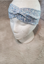 Load image into Gallery viewer, Blue Faux Glitter Blue Faux Glitter Snazzy headwear
